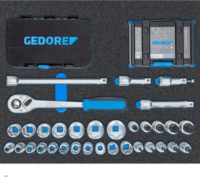 Gedore 3100197 Műhelykocsi + 172 db-os szerszámkészlet