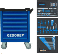 Gedore 3100197 Műhelykocsi + 172 db-os szerszámkészlet