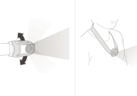 Petzl Tikka LED Fejlámpa 350 Lumen - Barna