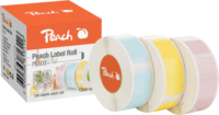 Peach PE103 12 x 40 mm Nyomtatható etikett címke - Több színű