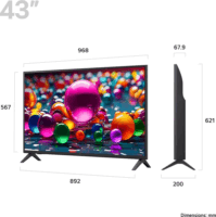 LG 43" 43UP75006LA.AEUD 16:9 4K UltraHD LED Smart TV