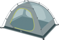 Jack Wolfskin REAL DOME LITE II 2 személyes Kupola sátor 220 x 300 x 115 cm - Zöld