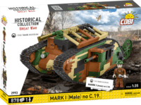 COBI Mark I Male no C.19 Tank 878 darabos építőkészlet