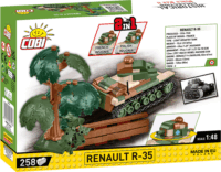 COBI Renault R-35 tank 258 darabos építőkészlet