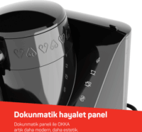 Arzum Okka Elite Török Kávéfőző 710 Watt - Fekete / Réz