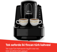 Arzum Okka Elite Török Kávéfőző 710 Watt - Fekete / Króm