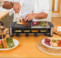 Cecotec Cheese&Grill 1600 Elektromos Raclette Grillsütő 1400 Watt - Inox