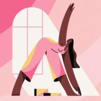 Ravensburger CreArt FEstés számok szerint - Yoga 20 x 20 cm