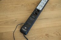 Brennenstuhl Premium-Line Comfort Switch Plus 230V Hálózati Elosztó 6 aljzatos 3m - Fekete/Világosszürke