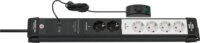 Brennenstuhl Premium-Line Comfort Switch Plus 230V Hálózati Elosztó 6 aljzatos 3m - Fekete/Világosszürke