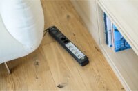 Brennenstuhl Premium-Line Comfort Switch Plus 230V Hálózati Elosztó 6 aljzatos 3m - Fekete/Világosszürke