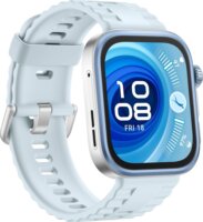 Huawei Watch Fit 4 Pro AMOLED Okosóra 46mm Kék Fluorelasztomer Szíjjal - Ezüst