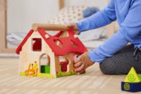 Eichhorn 15 darabos Készségfejlesztő farm ház bébijáték