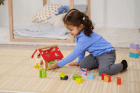 Eichhorn 15 darabos Készségfejlesztő farm ház bébijáték