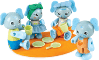 Hape 10 darabos Elefánt család figura játékszett