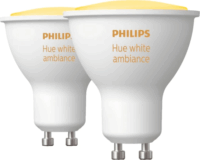 Philips Hue White Okos Led izzó 5W 350lm 4000K GU10 2 db + Bridge
