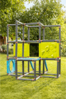 Simba Kraxxl 244 darabos kültéri Műanyag Gyermek mászótorony