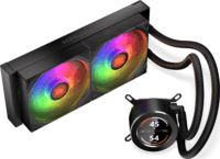 Krux HydroGlance 240 LCD PWM Univerzális CPU Vízhűtés - Fekete