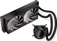 Krux HydroGlance 240 LCD PWM Univerzális CPU Vízhűtés - Fekete