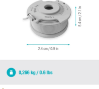Gardena 05412-20 Damiltekercs 1,6 mm x 2,5 m - Szürke