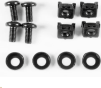 Inter-Tech 88887292 Rack szekrény sín 650 mm - Fekete