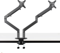 Hagor 8716 15"-32" Monitor asztali tartó kar - Fekete (2 kijelző)