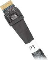 Icy Dock MB310L-B PCIe Kábel 0.5m (MCIO x8 SFF-TA-1016 - 2x SlimSAS x4 SFF-8654)