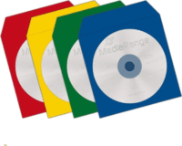 MediRange BOX67 Papír CD tartó védőtok (100db/csomag) - Színes