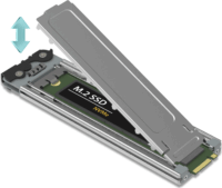 Icy Dock MB840M5P-B ExpressSlot Elite 1x M.2 NVMe SSD port bővítő PCIe kártya