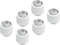 Alphacool 17625 Eiszapfen 16/10mm Csavaros Csatlakozó G1/4" - Fehér (6db)