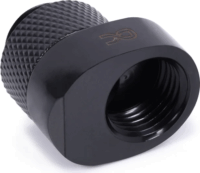 Alphacool 17604 Eiszapfen 8mm-es eltolású Forgatható Csatlakozó Adapter G1/4" apa - G1/4" anya - Fekete