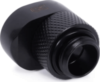 Alphacool 17604 Eiszapfen 8mm-es eltolású Forgatható Csatlakozó Adapter G1/4" apa - G1/4" anya - Fekete