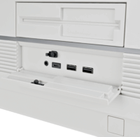 SilverStone SST-FLP01W HTPC Számítógépház - Szürke