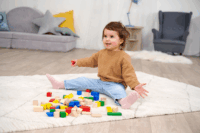 Eichhorn 75 darabos fa építőkocka készlet