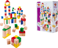 Eichhorn 75 darabos fa építőkocka készlet