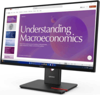 Lenovo 24" 64B9GAT1EU ThinkVision T24d-40 16:9 FullHD IPS LED Monitor - Fekete