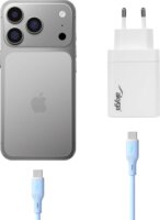 Akyga USB-A / 2x USB-C GaN Hálózati Gyorstöltő Adapter 65W - Fehér