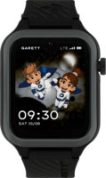 Garett Kids Essa 2 4G AMOLED GPS Gyerek Okosóra - Fekete