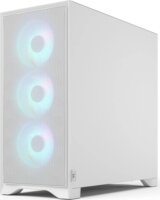 Fractal Design Pop 2 Air TG RGB Midi Torony Számítógépház + 3db 120mm RGB Ventilátor - Fehér