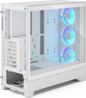 Fractal Design Pop 2 Air TG RGB Midi Torony Számítógépház + 3db 120mm RGB Ventilátor - Fehér