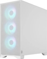 Fractal Design Pop 2 Air TG RGB Midi Torony Számítógépház + 3db 120mm RGB Ventilátor - Fehér