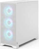 Fractal Design Pop 2 Air TG RGB Midi Torony Számítógépház + 3db 120mm RGB Ventilátor - Fehér