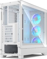 Fractal Design Pop 2 Air TG RGB Midi Torony Számítógépház + 3db 120mm RGB Ventilátor - Fehér