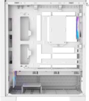 Silentware Air 2000 ARGB Midi Torony Számítógépház + 4db 140mm és 3db 120mm Ventilátor - Fehér