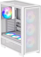 Silentware Air 2000 ARGB Midi Torony Számítógépház + 4db 140mm és 3db 120mm Ventilátor - Fehér