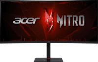 Acer 34" XV345CURX0bmiipphx NITRO 21:9 UWQHD VA LED Ívelt Gaming Monitor - Fekete