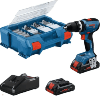 Bosch Akkus ütvefúró-csavarozó + 2 x 18V Akkumulátor + Koffer + 82 db-os szerszámkészlet