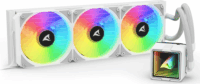 Sharkoon S100 ARGB PWM Univerzális CPU vízhűtés - Fehér