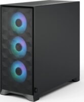 Fractal Design Pop 2 Air TG RGB Midi Torony Számítógépház + 3db 120mm Ventilátor - Fekete