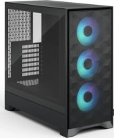 Fractal Design Pop 2 Air TG RGB Midi Torony Számítógépház + 3db 120mm Ventilátor - Fekete